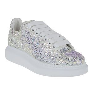 Alexander mcqueen women's white leather sneakers size 6.5